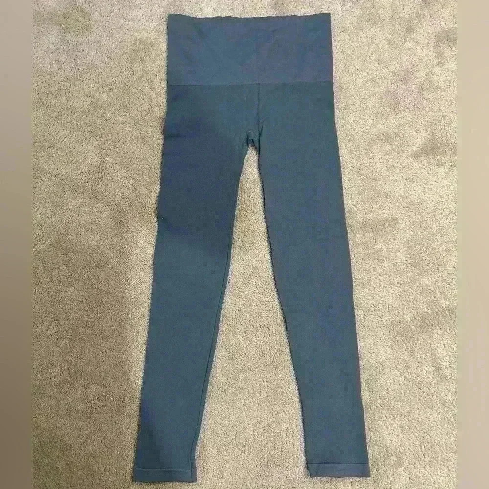 Spanx star‎ power leggings dark grey durable stretchy ankle length XL
